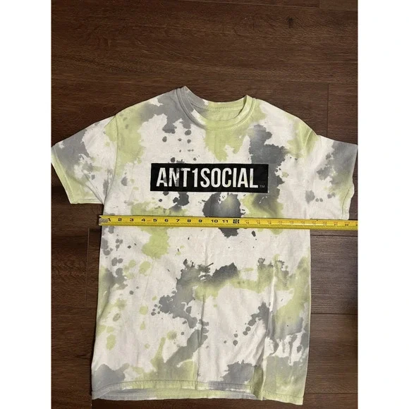 Ant1social Streetwear Shirt Size Small Tie Dye Black Lives Matter Social Justice - Picture 3 of 6
